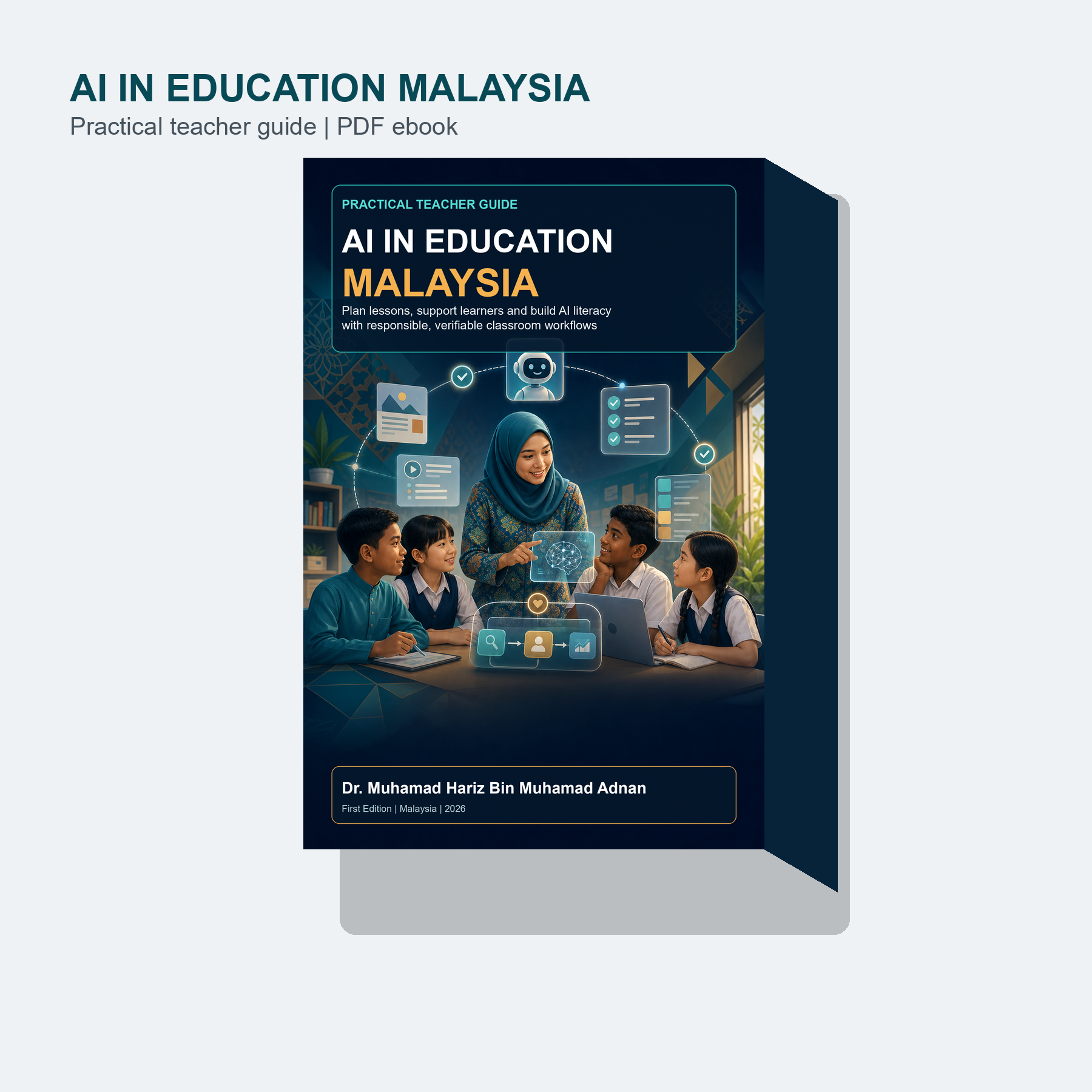 AI in Education Malaysia practical teacher guide ebook mockup