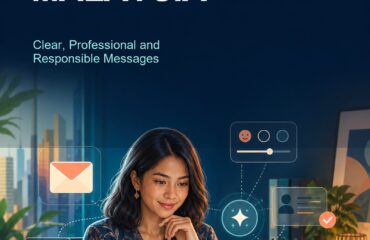 AI Email Writing Malaysia ebook cover AI Email Writing Malaysia ebook cover showing a Malaysian professional reviewing an email draft, tone control and checklist