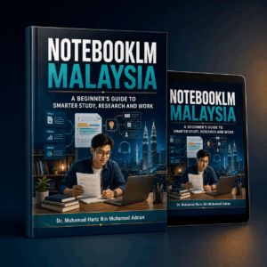 NotebookLM Malaysia ebook mockup
