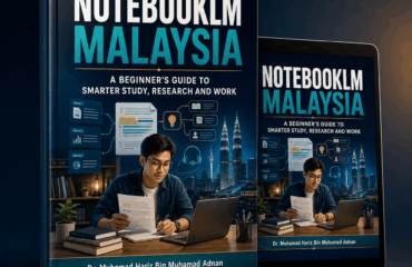 NotebookLM Malaysia ebook mockup NotebookLM Malaysia ebook mockup