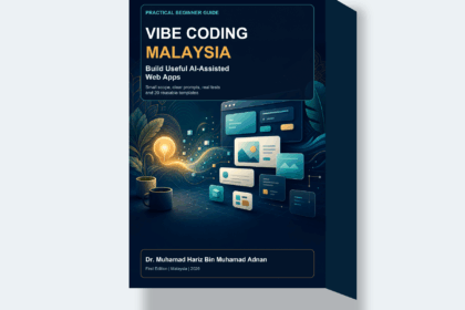 Vibe Coding Malaysia beginner AI-assisted web apps PDF ebook mockup
