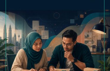 AI Copywriting Malaysia revised commercial cover AI Copywriting Malaysia commercial ebook cover showing Malaysian professionals reviewing source-grounded copy in a small-business studio