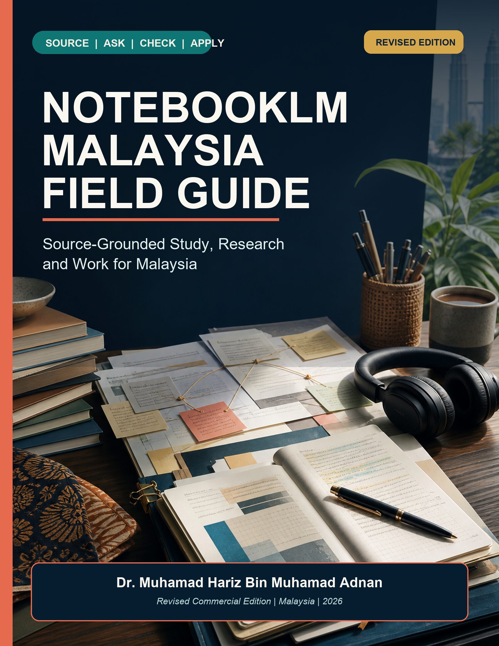 NotebookLM Malaysia Field Guide commercial ebook cover for source-grounded study, research and work