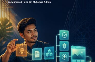 Vibe Coding Malaysia commercial field guide cover showing a Malaysian professional guiding an idea through structured and tested app-building stages